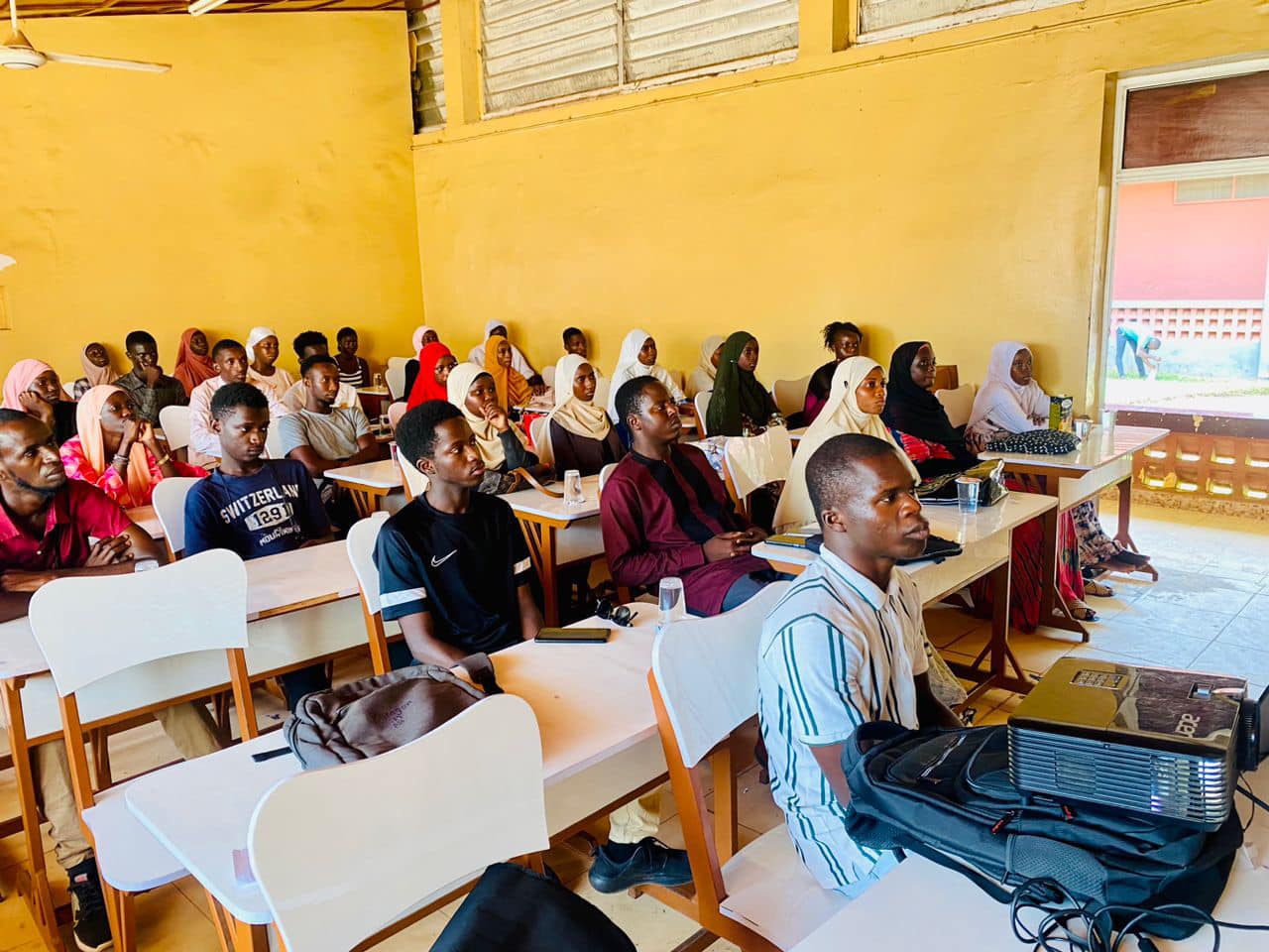 Students collaborating